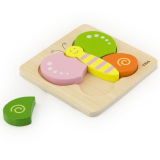 VIGA Baby's First Wooden Puzzle Butterfly