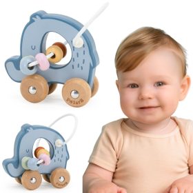 VIGA-Bead-Maze-on-Wheels-Elephant-12M VIGA Bead Maze on Wheels - Elephant 12M+