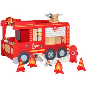 VIGA-Large-Wooden-Fire-Truck-Montessori-Playground-3