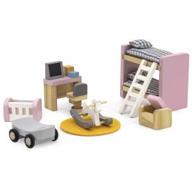 VIGA-PolarB-Dollhouse-Furniture-Set-for-Childrens-Room-3