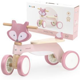 VIGA-PolarB-Wooden-Fox-Ride-On-with-Soft-Wheels VIGA PolarB Wooden Fox Ride-On with Soft Wheels