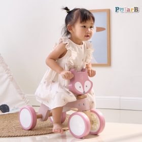 VIGA-PolarB-Wooden-Fox-Ride-On-with-Soft-Wheels-3