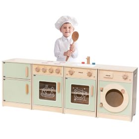 VIGA PolarB Wooden Kitchen Set XL Washing Machine