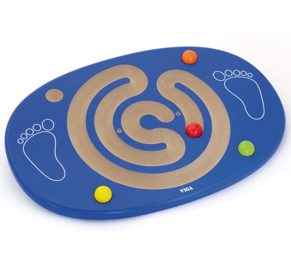 VIGA Sensory Wooden Balance Board with Maze