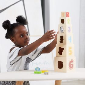 VIGA-Wooden-Pyramid-Puzzle-Blocks-Sorter-Montessori-3