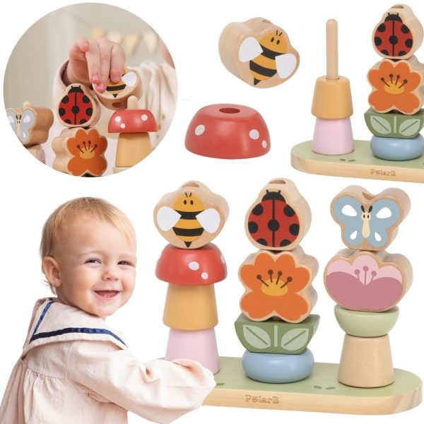 VIGA-Wooden-Sorter-Puzzle-Garden-12m VIGA Wooden Sorter Puzzle Garden 12m+