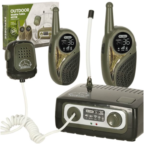 Vaikams skirtas "Walkie talkie" radijo imtuvų rinkinys su PBX Vaikams skirtas "Walkie talkie" radijo imtuvų rinkinys su PBX