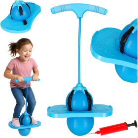 Vaikų megztinis "pogo balance" mėlynos spalvos