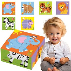 Viga-Wooden-Zoo-Puzzle-4-Pieces Viga Wooden Zoo Puzzle 4 Pieces