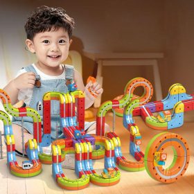 WOOPIE-Magic-Cube-Train-Construction-Blocks-Anti-Gravity-Magnetic-Track-68pcs-3