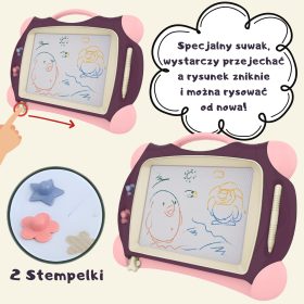 WOOPIE-Magnetic-Color-Marker-Board-2-Purple-Stamps-3