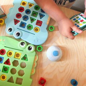 WOOPIE-Montessori-Dinosaur-Puzzle-Match-Shapes-Skill-Game-2