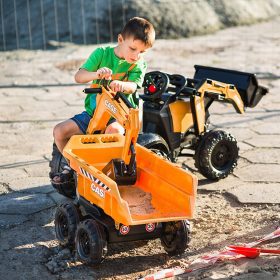 FALK-Case-IH-Backhoe-Tractor-Orange-with-Trailer-Movable-Bucket-for-3-7-Years-2