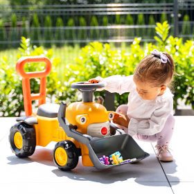 FALK-Komatsu-Ride-on-Tractor-Excavator-with-Bucket-and-Horn-1-3-Years-2