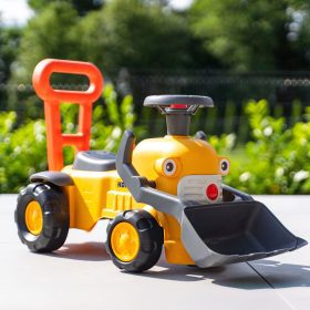 FALK-Komatsu-Ride-on-Tractor-Excavator-with-Bucket-and-Horn-1-3-Years-3