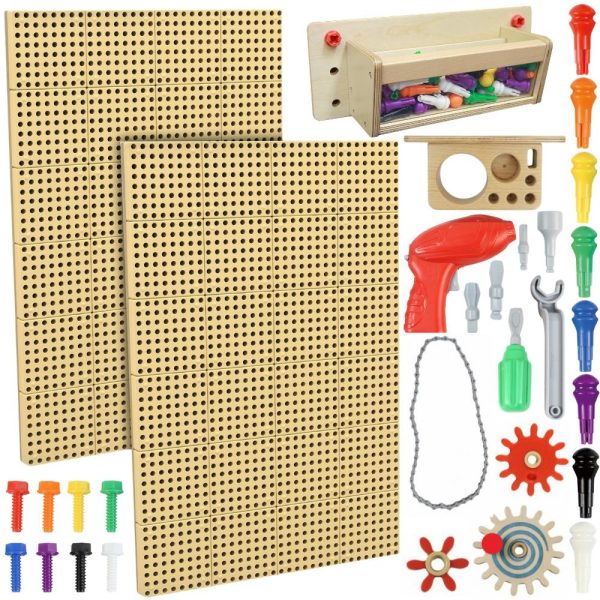 MASTERKIDZ-STEM-Mounting-Panels-2x-120x80-cm-Accessories-XXL-Set MASTERKIDZ STEM Mounting Panels 2x 120x80 cm + Accessories XXL Set