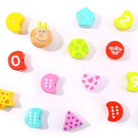 TOOKY-TOY-Wooden-Threading-Blocks-Caterpillar-Learning-Counting-20-pcs-3