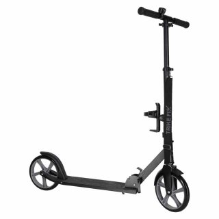 Trike Fix miesto motoroleris sulankstomas 200 mm ratais juodas/pilkas
