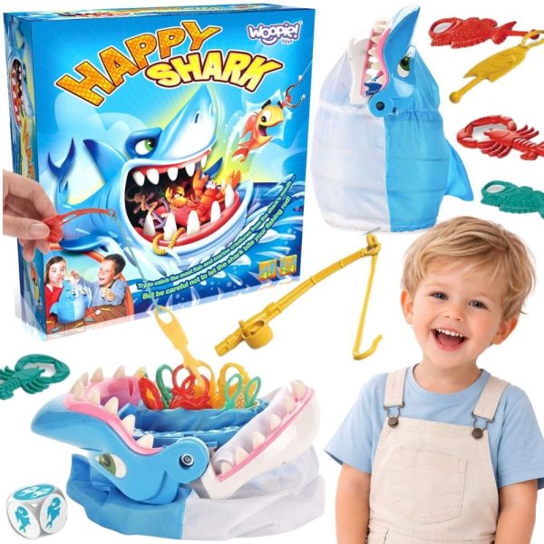 WOOPIE-Arcade-Game-FISHING-Hungry-Shark-BITES-DIY WOOPIE Arcade Game FISHING Hungry Shark BITES DIY