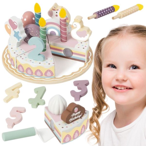 WOOPIE-GREEN-Wooden-Birthday-Cake-for-Cutting-with-Velcro-27-pcs WOOPIE GREEN Wooden Birthday Cake for Cutting with Velcro 27 pcs.