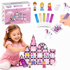 WOOPIE-Magnetic-Blocks-Princess-Castle-Set-50-pcs WOOPIE Magnetic Blocks Princess Castle Set 50 pcs.