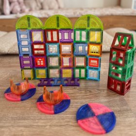 WOOPIE-Magnetic-Construction-Blocks-3D-Educational-Set-Castle-100pcs-1