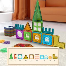 WOOPIE-Magnetic-Construction-Blocks-3D-Educational-Set-Castle-30-pcs-2