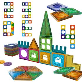 WOOPIE-Magnetic-Construction-Blocks-3D-Educational-Set-Castle-30-pcs-3