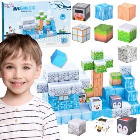 WOOPIE-Magnetic-Construction-Blocks-Winter-World-of-Blocks WOOPIE Magnetic Construction Blocks Winter World of Blocks