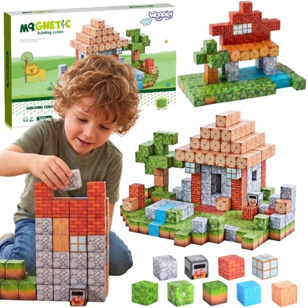 WOOPIE-Magnetic-Construction-Blocks-World-of-Blocks-108-pcs WOOPIE Magnetic Construction Blocks World of Blocks 108 pcs.