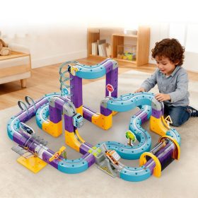 WOOPIE-Magnetic-Train-Track-Construction-Set-with-Attraction-Effect-126-pcs-3
