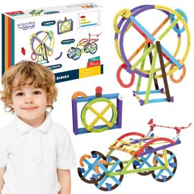 WOOPIE Mathematical Construction Blocks 3D Educational 155 pcs
