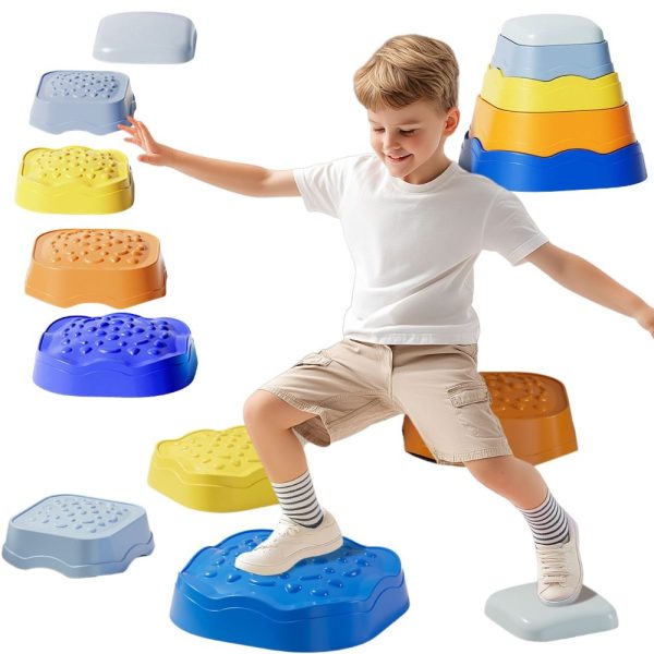 WOOPIE-SENSORY-BALANCE-STONES-FOR-CHILDREN-OBSTACLE-COURSE-BALANCE WOOPIE SENSORY BALANCE STONES FOR CHILDREN OBSTACLE COURSE BALANCE