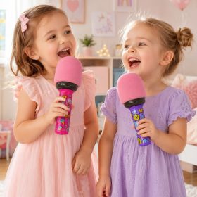 WOOPIE-Wireless-Karaoke-Microphone-with-Speaker-Pink-1