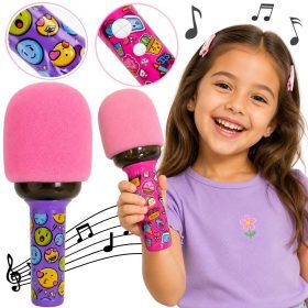 WOOPIE Wireless Karaoke Microphone with Speaker Pink