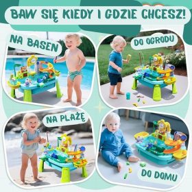 WOOPIE-4-in-1-Water-Table-Fishing-Game-Sink-Water-Slide-Flower-1 Fishing Game