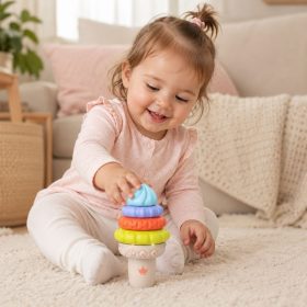 WOOPIE-BABY-Musical-Ice-Cream-Educational-Sensory-Puzzle-5-Pieces-Sound-Light-1