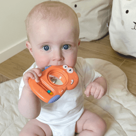 WOOPIE-BABY-Sensory-Toy-Teether-Mirror-Dino-2