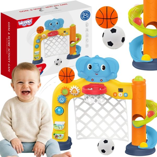 WOOPIE-Interactive-Sports-Center-2-in-1-Goal-and-Basket-with-Elephant WOOPIE Interactive Sports Center 2 in 1: Goal and Basket with Elephant