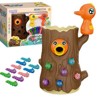 WOOPIE Magnetic Arcade Game Catch the Bug 2 Woodpeckers + 10 Bugs