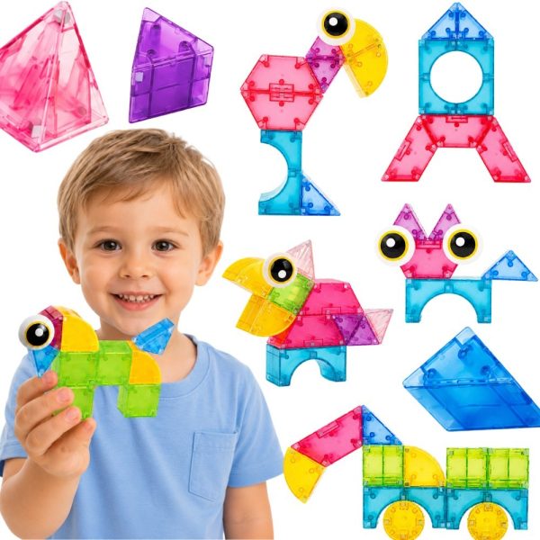 WOOPIE-Magnetic-Blocks-21pcs-M-Block-Creative-Educational-Gift-3D WOOPIE Magnetic Blocks 21pcs M Block Creative Educational Gift 3D