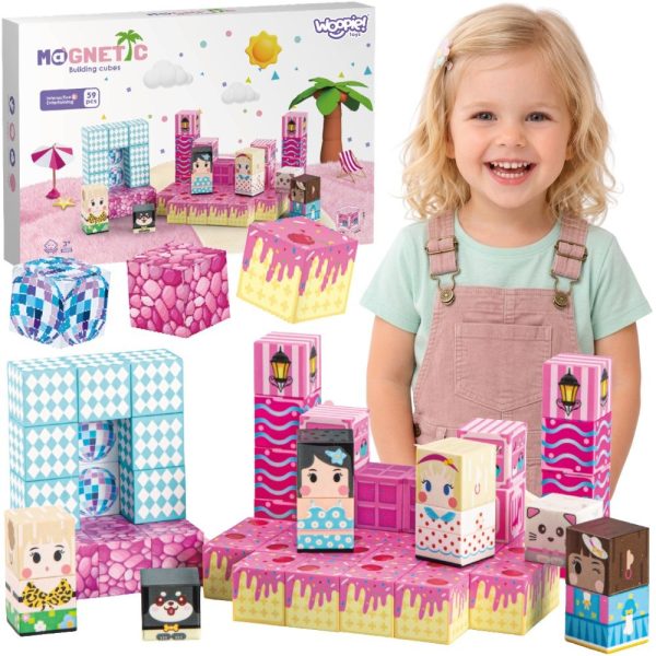 WOOPIE-Magnetic-Blocks-Cubes-Magnets-59pcs-3D WOOPIE Magnetic Blocks Cubes Magnets 59pcs 3D