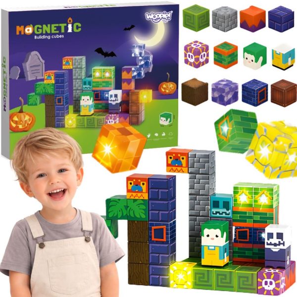 WOOPIE-Magnetic-Blocks-Glowing-Halloween-63-pcs WOOPIE Magnetic Blocks Glowing Halloween 63 pcs.