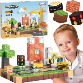 WOOPIE-Magnetic-Building-Blocks-Construction-Site-115-pcs WOOPIE Magnetic Building Blocks Construction Site 115 pcs.