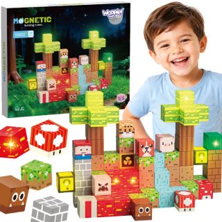 WOOPIE Magnetic Building Blocks Forest 75 pcs.