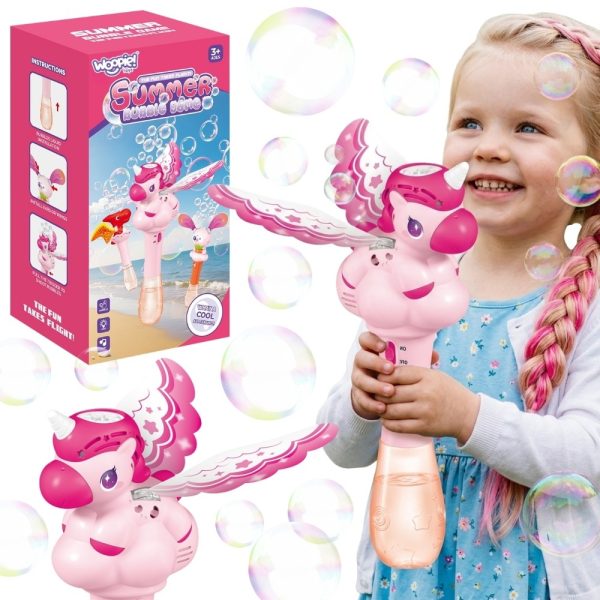 WOOPIE-Bubble-Machine-Unicorn-Gun-Soap-Bubble-Machine-Wand WOOPIE Bubble Machine Unicorn Gun Soap Bubble Machine Wand