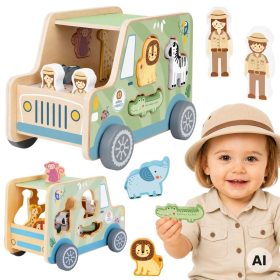 TOOKY-TOY-Safarii-Activity-Cube-Car TOOKY TOY Safarii Activity Cube Car