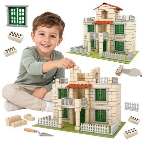 WOOPIE-Brick-Villa-Construction-Set-352-pieces-for-Kids WOOPIE Brick Villa Construction Set 352 pieces for Kids
