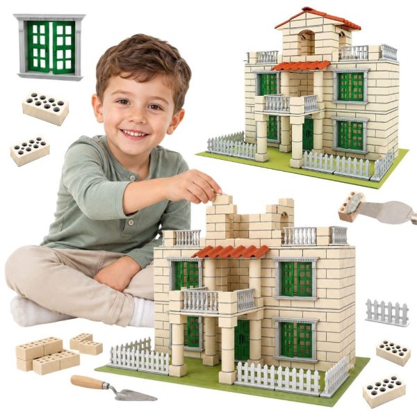 WOOPIE-Brick-Villa-Construction-Set-352-pieces-for-Kids WOOPIE Brick Villa Construction Set 352 pieces for Kids