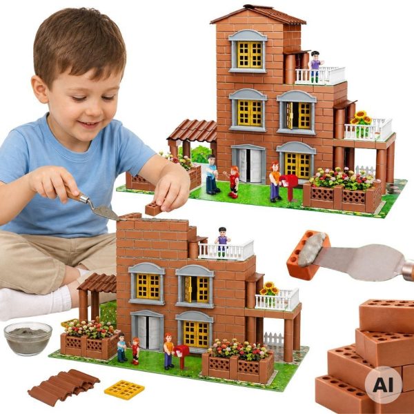 WOOPIE-Brick-Villa-Construction-Set-454-pcs-Little-Architect WOOPIE Brick Villa Construction Set 454 pcs Little Architect
